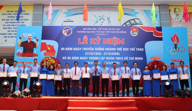 Lễ kỷ niệm 80 năm Ngày truyền thống ngành Thể dục thể thao và 95 năm Ngày thành lập Đoàn TNCS Hồ Chí Minh.